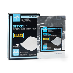 Medline Opticell Gelling Fiber Wound Dressings, 10 Each per Box