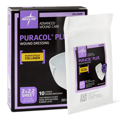 Medline Puracol Plus Collagen Wound Dressings, 1 Each