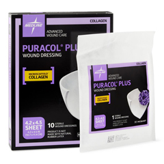 Medline Puracol Plus Collagen Wound Dressings, 50 Each per Case