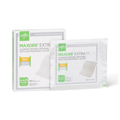 Medline Maxorb Extra Ag+ CMC/Alginate Dressings, 50 Each per Case