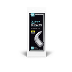 Medline Optifoam Gentle AG+ Post-Op Foam Dressings, 1 Each