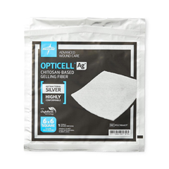 Medline Opticell Ag+ Silver Antibacterial Gelling Fiber Wound Dressings, 1 Each