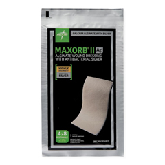 Medline Maxorb II Silver Alginate Wound Dressing, 2