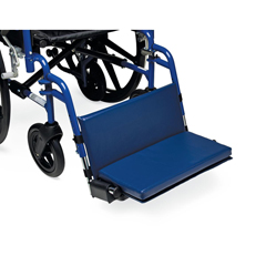 MEDMSCFT181 - Medline - Wheelchair Footrest, 250 lb. Weight Capacity, 18 with 1 Block