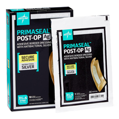 Medline PrimaSeal Ag+ Post-Operation Dressing, 3.5