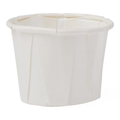 MEDNON024215H - Medline - Disposable Paper Souffle Cups, White, 0.750 OZ, 250 EA/BX
