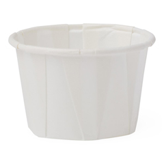 Medline Disposable Paper Souffle Cups, White, 1.000 OZ, 5000 EA/CS