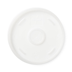 Medline Plastic Lids with Straw Slot for12-oz. to 24-oz. Foam Cups, 100 EA/BG