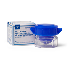Medline Pill Crusher, Blue, 1 EA/BX