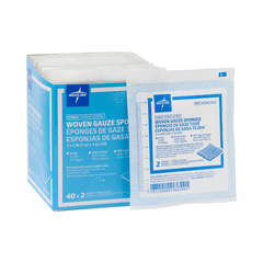 Medline Woven Sterile Gauze Sponges, 3