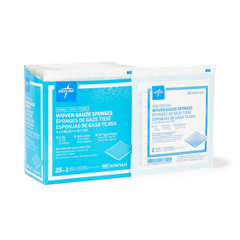 MEDNON21424 - Medline - Sterile 100% Cotton Woven Gauze Sponges, 1200 EA/CS