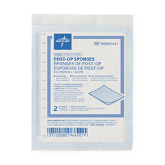 Medline Sterile Post-Op Gauze Sponge, 4
