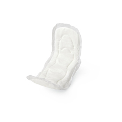 Medline Nonsterile Sanitary Maxi Pads with Adhesive Strip, Individual Wrap, 11