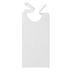 MEDNON24268 - Medline - Disposable Tissue/Poly-Backed Adult Bibs, White, 300 EA/CS