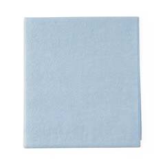 MEDNON24335 - Medline - Disposable Tissue/Poly Flat Stretcher Sheet, Blue, 40 x 90, 50 EA/CS