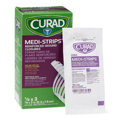 Curad Sterile Medi-Strip Wound Closure, 1/8