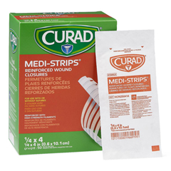 MEDNON250414H - Curad - Sterile Medi-Strip Wound Closure, 1/4 x 4, 10 EA/PK