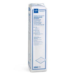 Medline Woven Nonsterile Gauze Sponges, 12 Ply, 2
