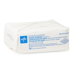 Medline Woven Nonsterile Gauze Sponges, 8 Ply, 4