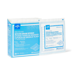 Medline Gauze, Sponge, Tracheostomy, 16-Ply, 4