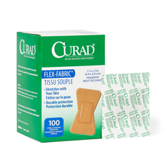 Curad Flex-Fabric Adhesive Bandages, 1-3/4