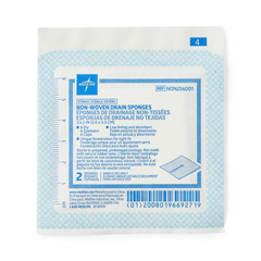 Medline Avant Sterile Nonwoven Gauze Drain Sponge, 70 EA/BX