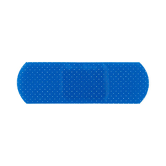 CURAD Food Service Metal-Detectable Blue Plastic Adhesive Bandage, 1