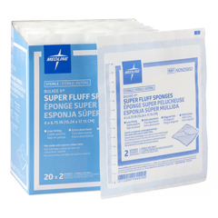 MEDNON25852 - Medline - Sterile Bulkee II Extra Absorbent Super Fluff Sponge, 480 EA/CS