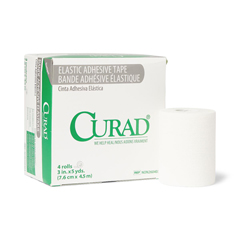 Curad Tape, Elastic, Adhesive Bandage, 3