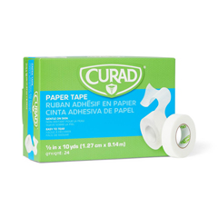 MEDNON270012Z - Curad - Paper Adhesive Tape, 1/2 x 10 yd., 24 RL/BX