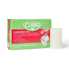 Curad Transparent Adhesive Tape, 3
