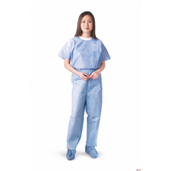 MEDNON27213S - Medline - Disposable Scrub Pants, Blue, Small, 30 EA/CS