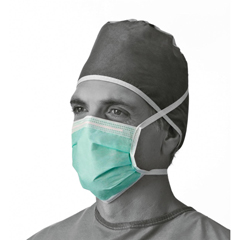 Medline Anti-Fog Surgical Face Masks with Ties, 50 EA/BX