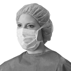 MEDNON27385Z - Medline - Hypoallergenic Surgical Face Mask with Ties, 50 EA/BX