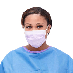 Medline ASTM Level 3 Procedure Face Masks with Ear Loops, 300 EA/CS