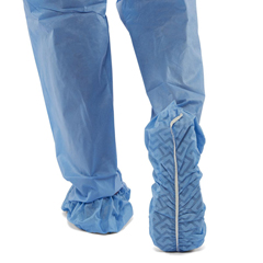 MEDNON28852Z - Medline - Nonskid Multilayer Shoe Covers, Blue, Sports Size for Athletic Shoes, 100 EA/BX