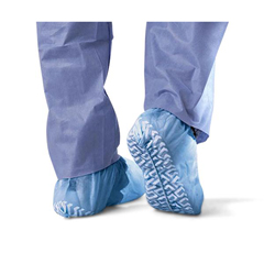 MEDNON28859Z - Medline - Nonskid Multilayer Shoe Covers, Blue, Size XL, 100 EA/BX