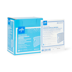 Medline Dressing, Adhesive, Surgical, 4x6, (4x3 Pad)