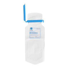 MEDNON4400 - Medline - Refillable Ice Bag with Clamp Closure, White, 5 x 12