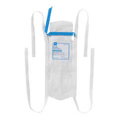MEDNON4410H - Medline - Refillable Ice Bag with Clamp Closure, White, 5 x 12, 4 Ties