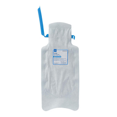 MEDNON4460 - Medline - Refillable Ice Bag with Clamp Closure and Hook-and-Loop Straps, White, 6.5 x 14, 30 BG/CS