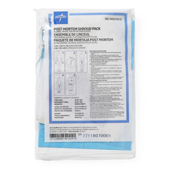 Medline Adult Shroud Pack, Size XL, 72