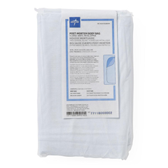 MEDNON70548WMH - Medline - Adult Body Bag with Metal Zipper, PVC, 200 lb. Limit, White, Size XL, 48 x 90, 1/EA