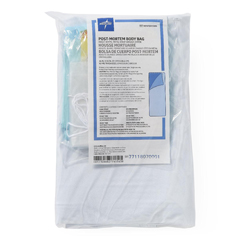 MEDNON70911WM - Medline - Adult Body Bags with ID Tags, White