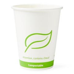 MEDNONECOHC8 - Medline - Compostable Paper Hot Beverage Cups, 8 oz., 1000 EA/CS