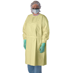 Medline Disp. SMS Heavyweight Isolation Gowns with Back Ties, 100 EA/CS
