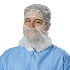 MEDNONSH700WXL - Medline - Spunbond Polypropylene Surgeons Hood, White, Size XL, 300 EA/CS