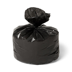 Medline Low-Denstiy Post-Consumer Trash Liners, Black, 38
