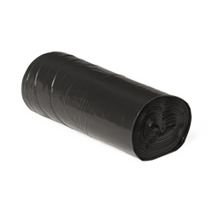 Medline Low-Denstiy Post-Consumer Trash Liners, Black, 38