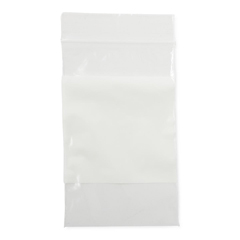 MEDNONZIP35Z - Medline - Plastic Bags with Zip Closure and White Write-On Block, 2 mil, 3 x 5, 100 EA/PK
